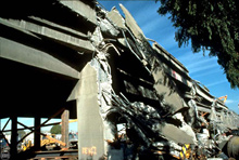 Cypress freeway collapsed