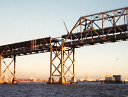 Collapsed section of Bay Bridge